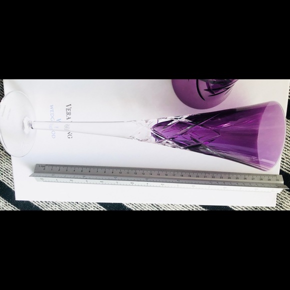 Vera Wang DUCHE88E ENCORE Lavender CHAMPAGNE Flute Pair *BRAND NEW* - Picture 11 of 16